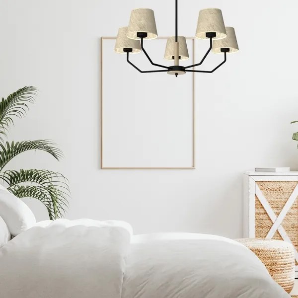 Luster na tyči ETNA 5xE27/60W/230V