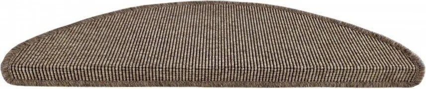 Nášľapy na schody Nature NEW prírodný polkruh, samolepiaci - 24x65 polkruh (rozmer vrátane ohybu) Vopi