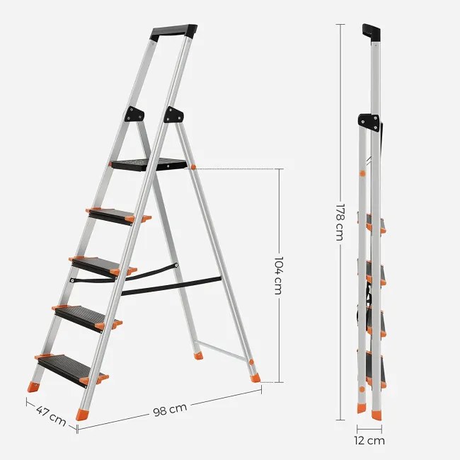 Rozkladací malý rebrík GLT05BK