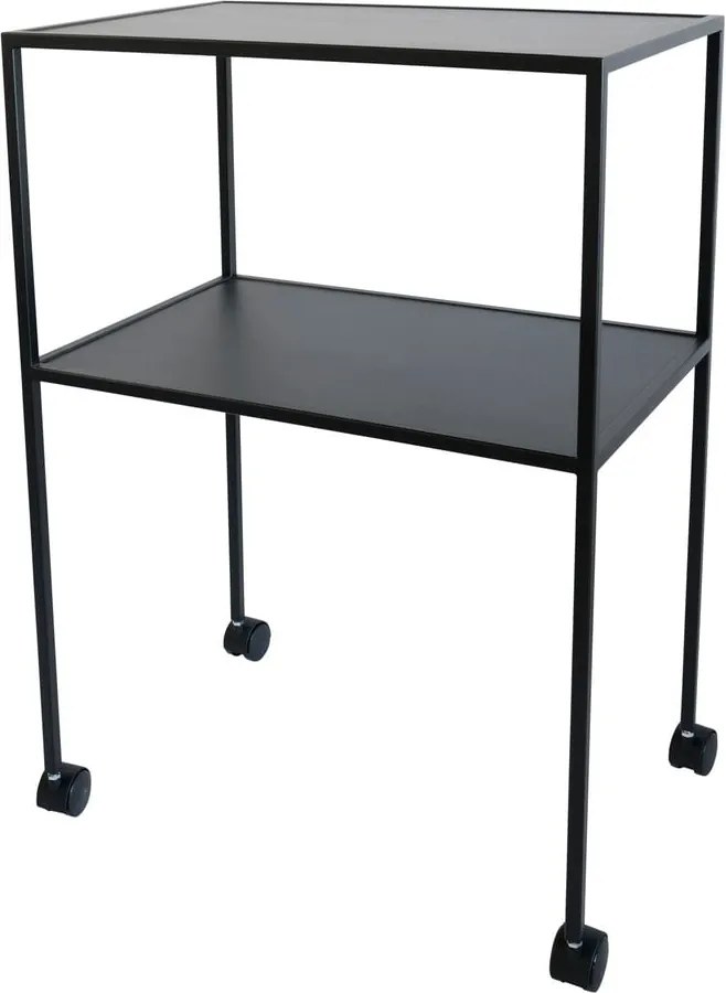 Kovový servírovací stolík na kolieskach 40x60 cm Trolly – Spinder Design