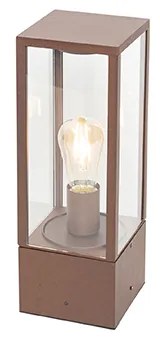 Priemyselná vonkajšia stojaca lampa hrdzavohnedá 40 cm IP44 - Charlois