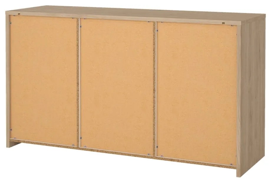 Biela/v prírodnej farbe komoda v dekore duba 149x84x48 cm Next – Tvilum
