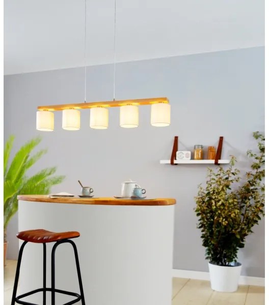 Eglo 901291 - Závesný luster CASTRALVO na lanku 5xE27/28W/230V