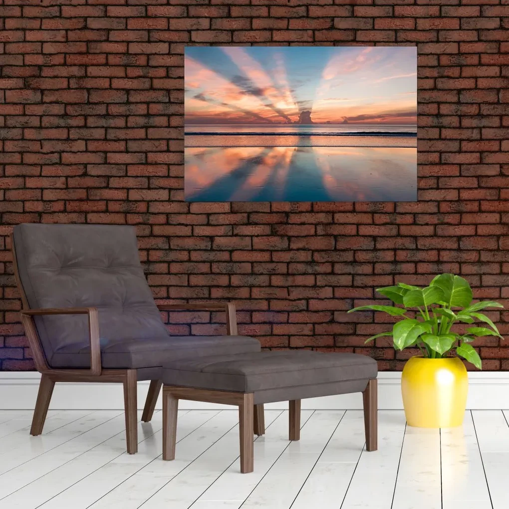 Obraz slnečných lúčov nad Daytonskú pláži (90x60 cm)