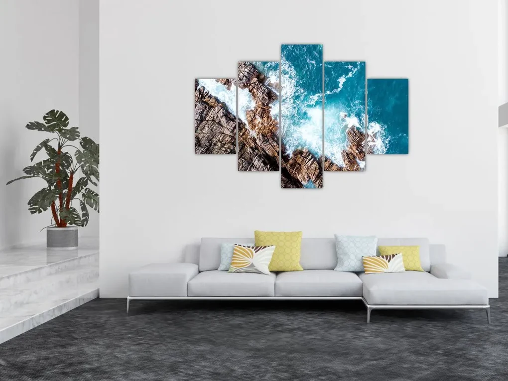 Obraz skál a mora (150x105 cm)