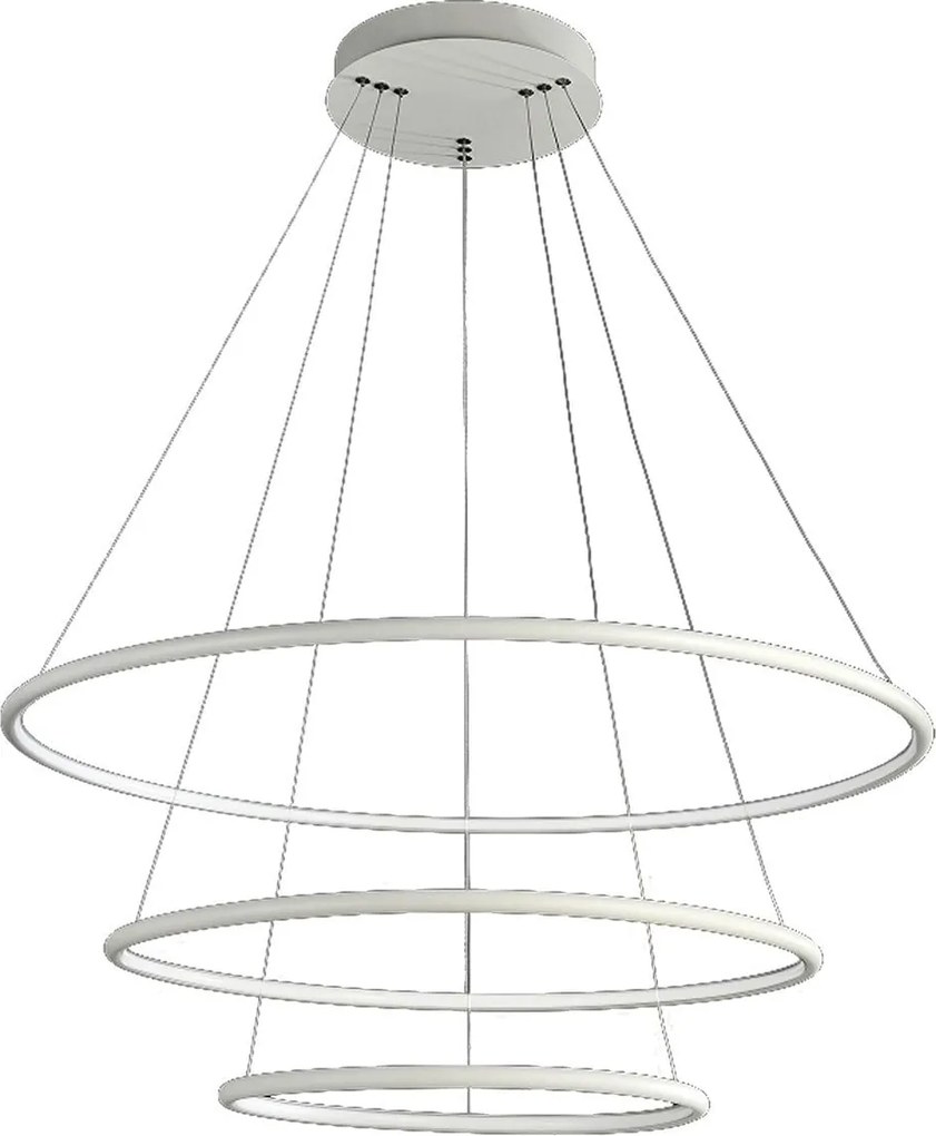 Závesné LED svietidlo Orion, 3x LED 99w, 3000k, w