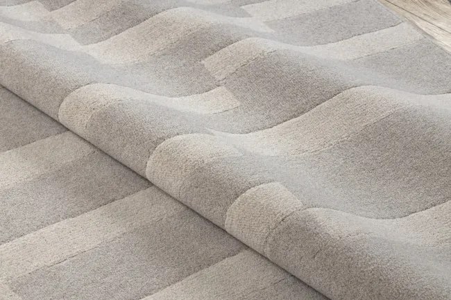Koberec TEXTURA 488.17.LA110 sivý / béžový