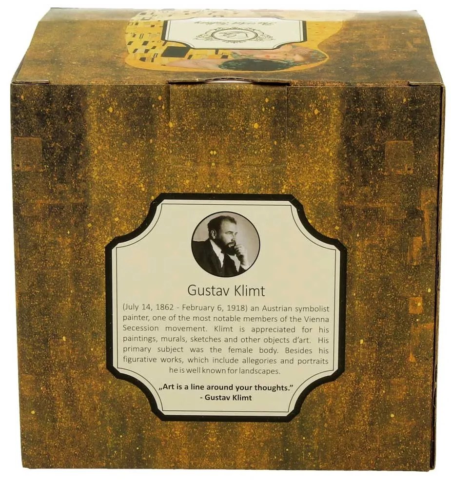 Porcelánový hrnček Klimt The Kiss 350 ml