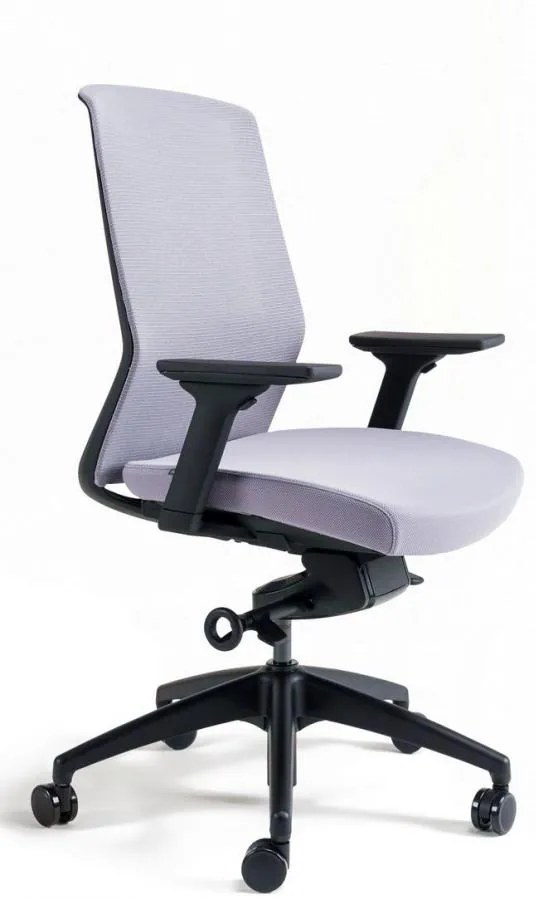 BESTUHL Kancelárska stolička J17 BLACK BP sivá