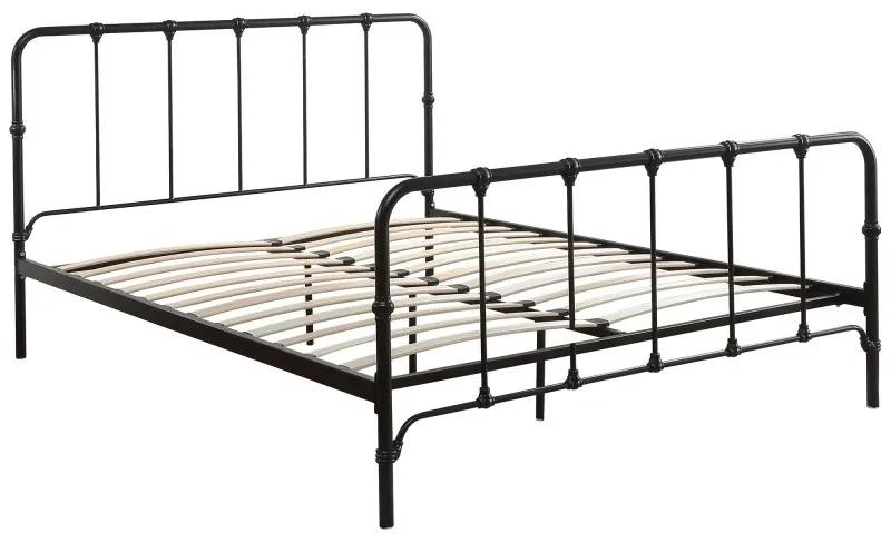 Hector Kovová posteľ Bargas 160x200 čierna