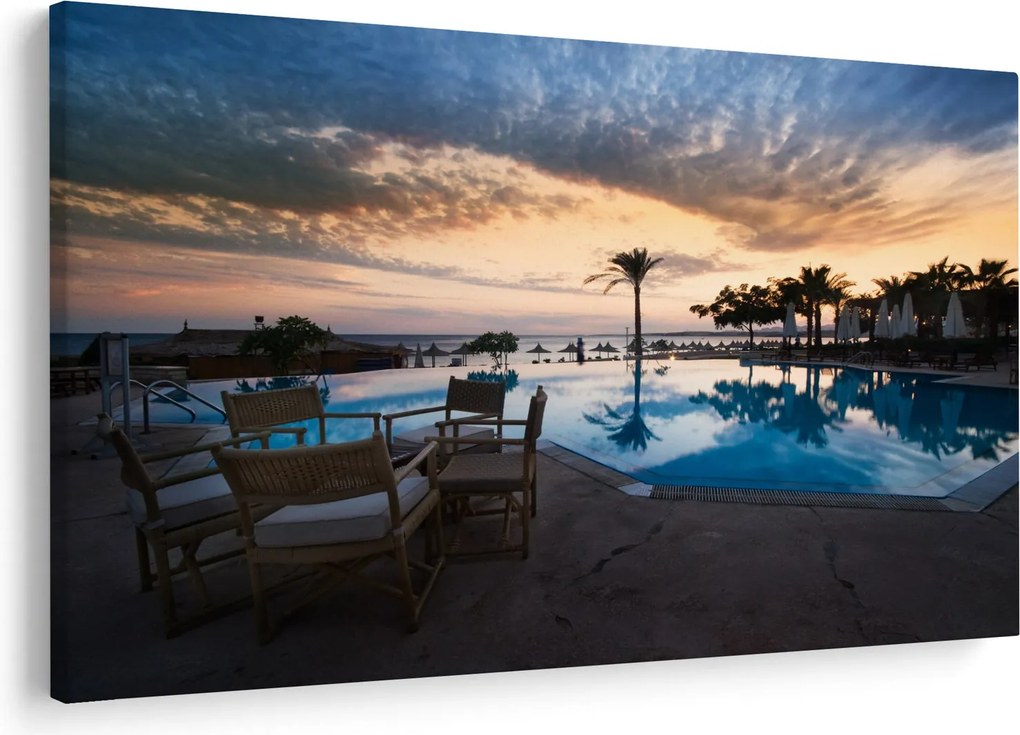Obraz - Resort pri mori (90x60 cm)