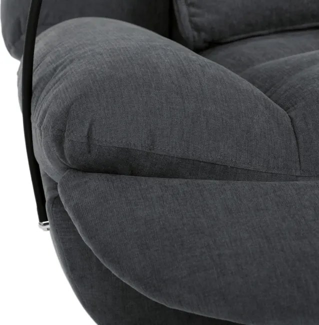 Polohovacie kreslo sivé, elektrické TV-7089 GREY2