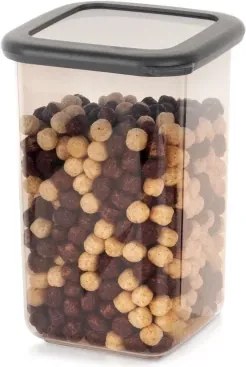 Dóza na potraviny 1,2 l, šedá čira%