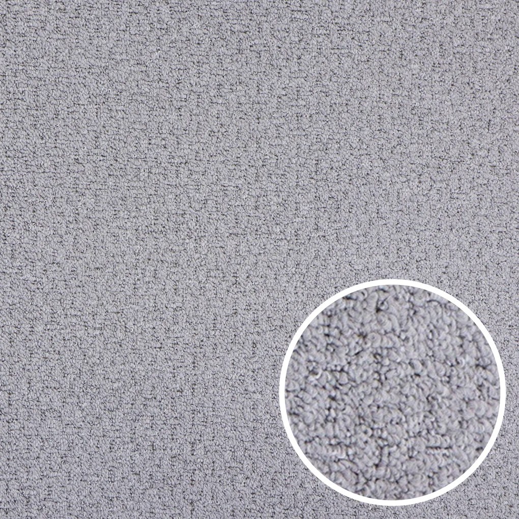 Timzo, Metrážny koberec Sahara 5322, na mieru, šíře 4m, šedá, filc, chodba / predsieň