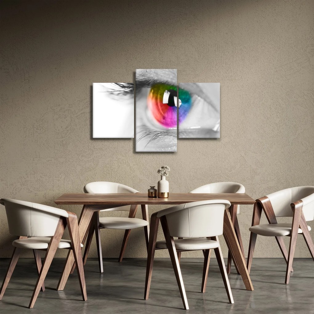Obraz - Očná dúhovka (90x60 cm)