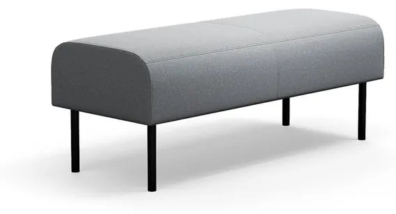 Modulárna pohovka VARIETY, 2-miestna, látka Pod CS, striebornošedá