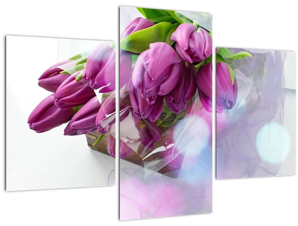 Obraz - kytice tulipánov (90x60 cm)