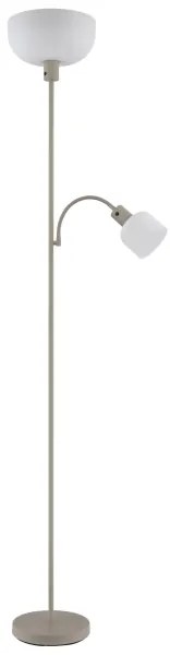 Globo 59947S - Stojacia lampa HINTON 1xE27/40W/230V + 1xE14/25W