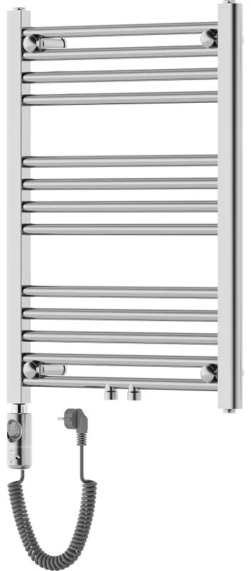 Mexen Mars, elektrické vykurovacie teleso 700x500 mm + vykurovacia tyč 300 W, chrómová, W110-0700-500-2300-01