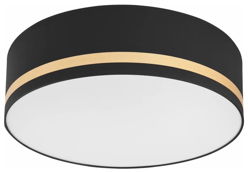 Stropné svietidlo SIRJA STRIPE 4xE27/15W/230V pr. 45 cm čierna