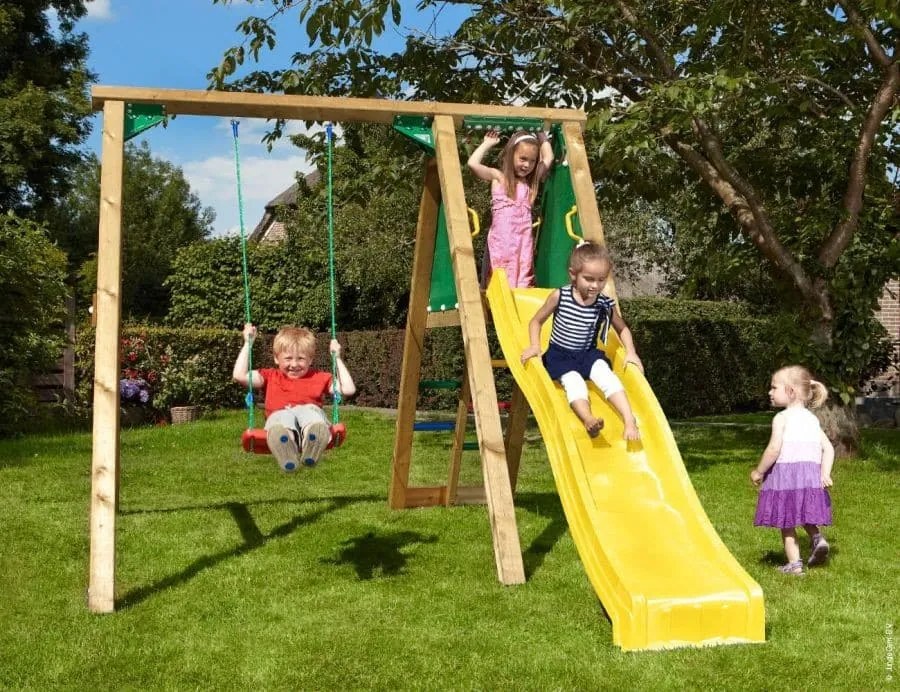 Záhradná hojdačka Peak so šmýkalkou