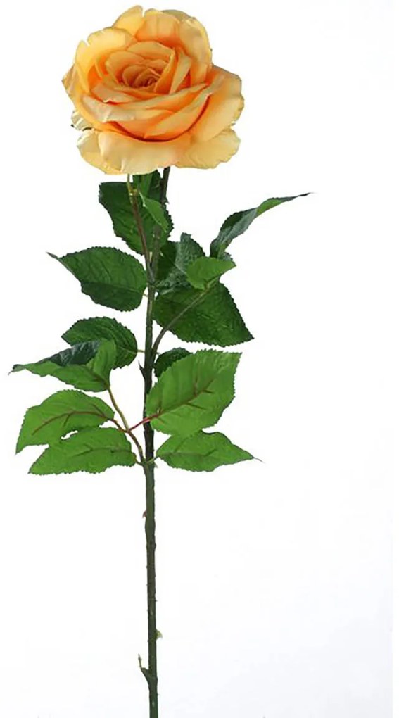 Umelá kvetina Ruže Grace, žltá