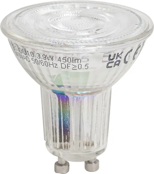 Sada 5 stmievateľných LED žiaroviek GU10 3,9W 450 lm 3000K s dlhou životnosťou
