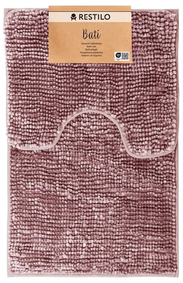 Súprava 2 fialových kúpeľňových predložiek AmeliaHome Bati