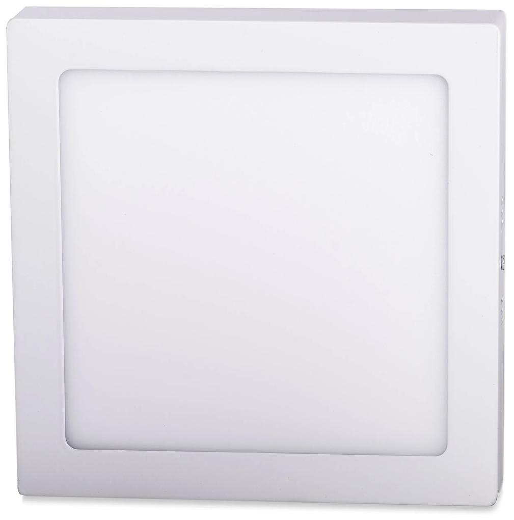 Ecolite Biely prisadený LED panel hranatý 300 x 300mm 25W Farba svetla: Studená biela 102794