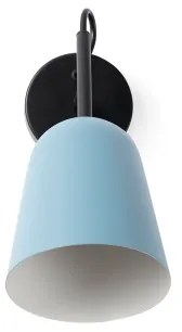 FARO 28274 - Nástenná lampa STUDIO 1xE14/8W/230V modrá/čierna