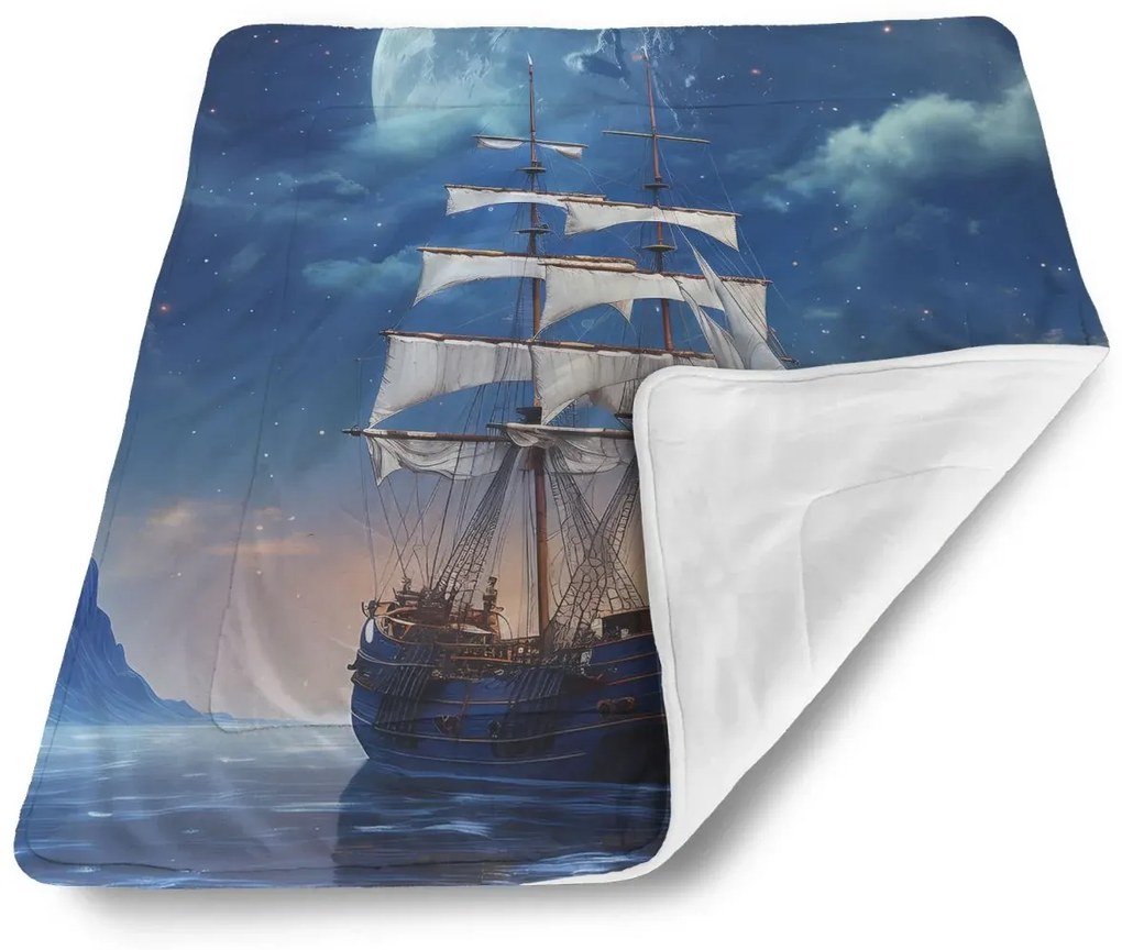 Sablio Deka pre bábätko Plachetnica medzi horami - 90x120 cm