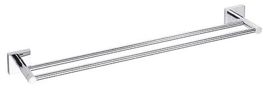 Držiak na uteráky 65,5x5,5 cm strieborný