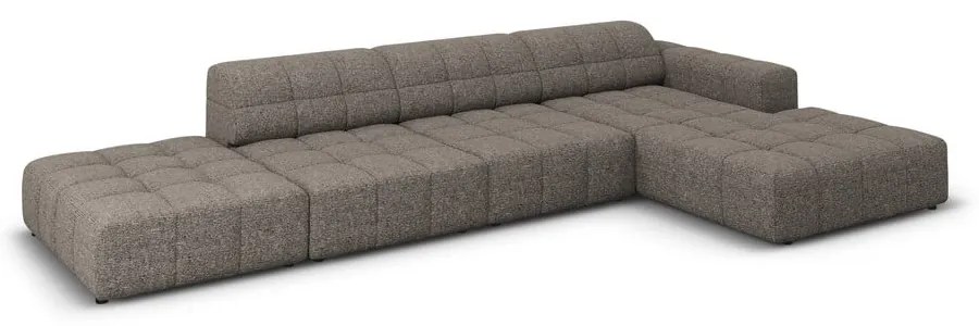 Tmavosivá rohová pohovka (pravý roh) Chicago – Cosmopolitan Design