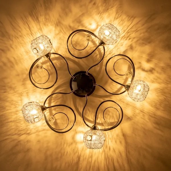 Eglo 32103 - Prisadený luster VELAGO 5xG9/33W/230V lesklý chróm