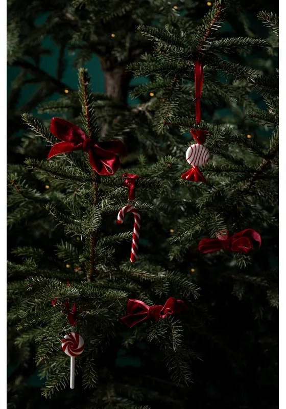 Vianočné ozdoby Sweets 3ks, červené