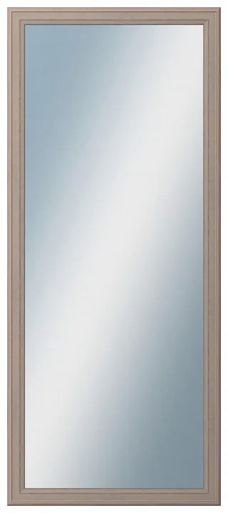 DANTIK - Zrkadlo v rámu, rozmer s rámom 60x140 cm z lišty STEP hnedá (3020)