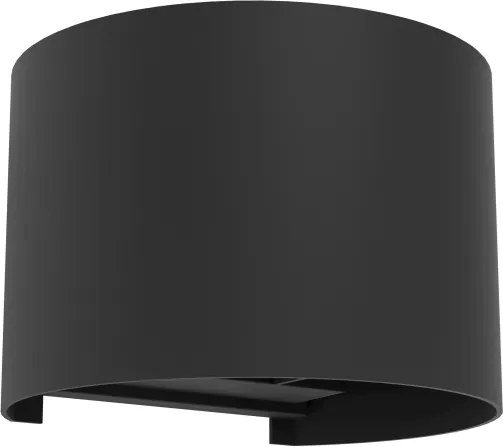 Eglo 901844 - LED vonkajšie nástenné svietidlo CALPINO 2xLED/2,8W/230V IP54 čierna