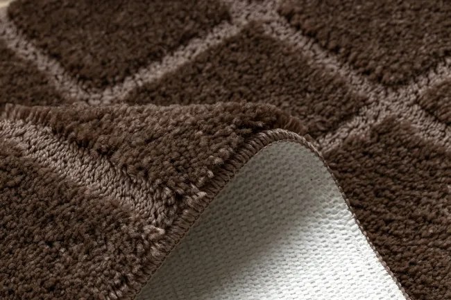 Sada kúpeľňových koberčekov SUPREME LINES línie, hnedá