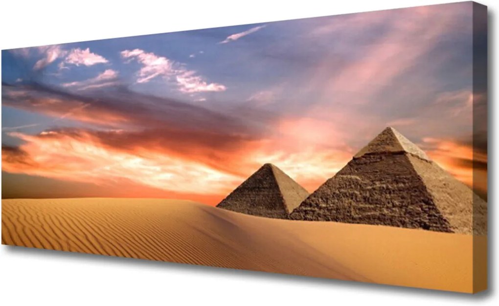 Obraz na plátně púšť Pyramídy