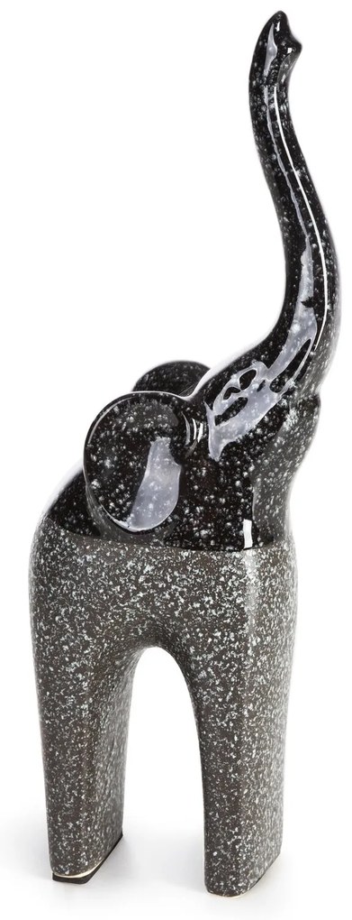 DEKORAČNÁ SOŠKA MANDI 11X7X30 CM TMAVOSIVÁ