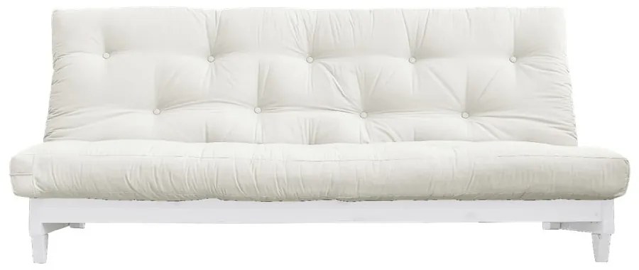 Rozkladacia pohovka so svetlobéžovým poťahom Karup Design Fresh White/Natural