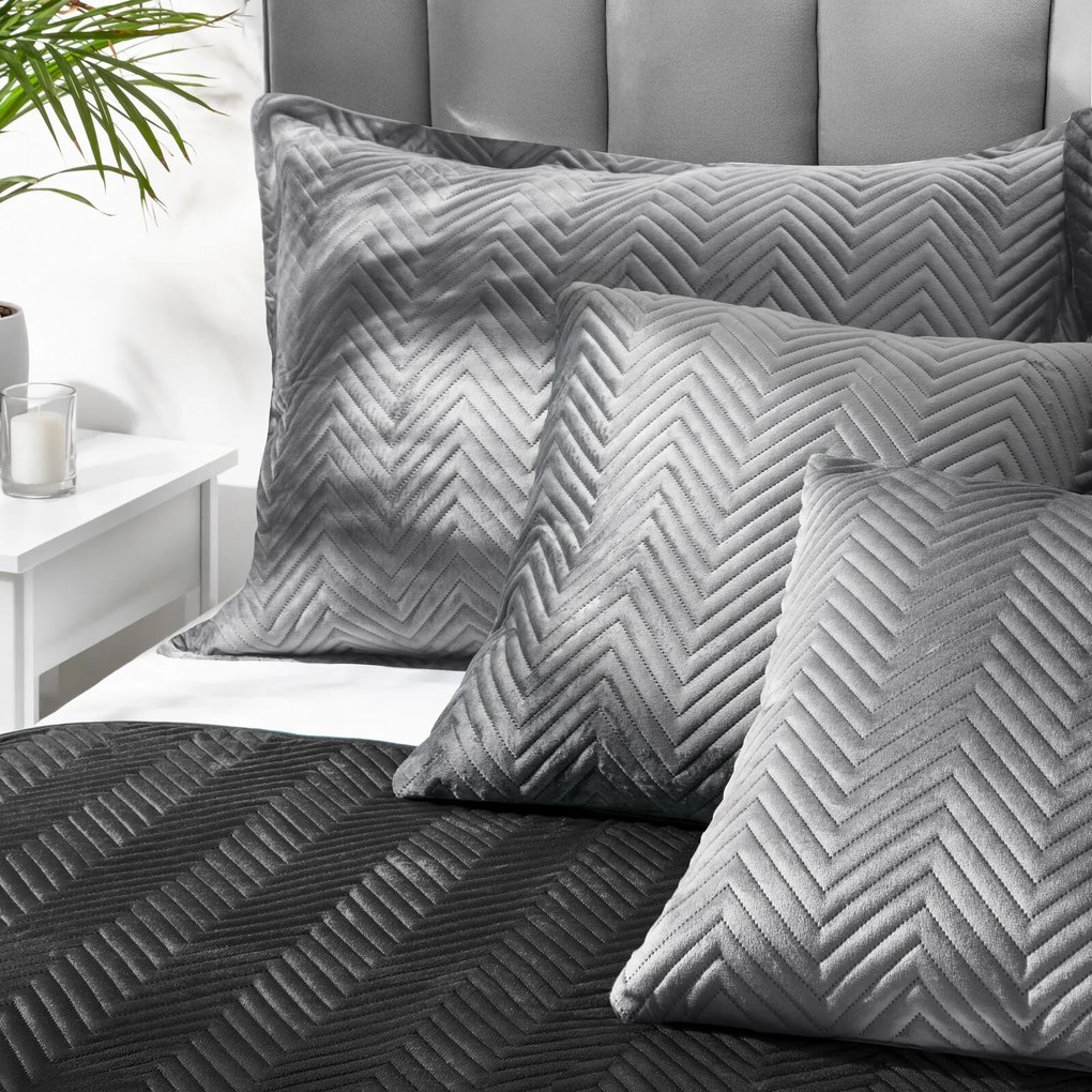 DEKORAČNÁ OBLIEČKA NA VANKÚŠ SOFIA 50X70 CM STRIEBORNÁ