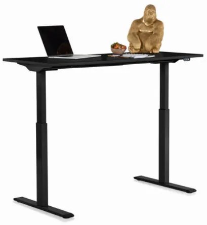 Office Smart písací stôl 140x60 cm čierny