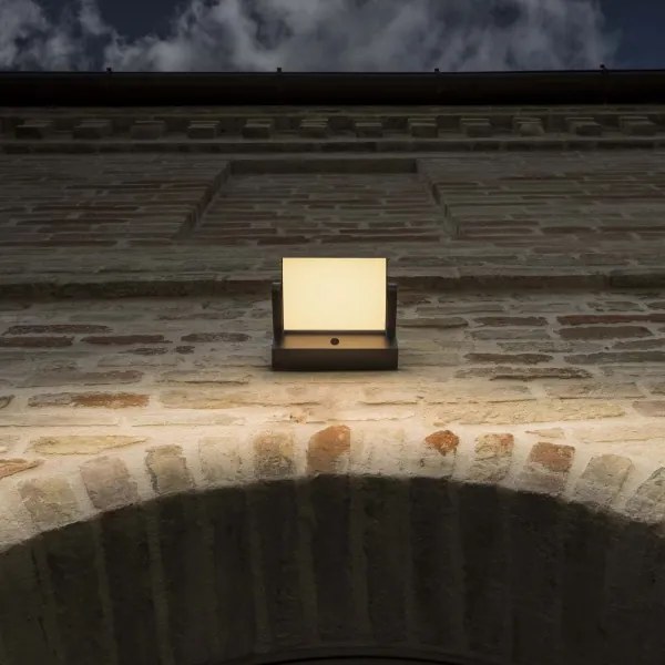 Ideal Lux -LED Vonk. nást. svietidlo so s. SWIPE LED/21W/230V CRI 90 IP54 hnedá