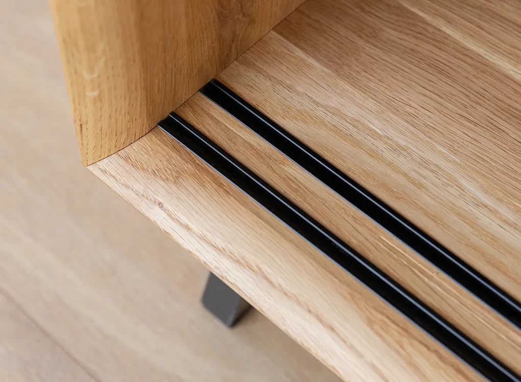 PROXIMA.store - Luxusný dubový TV stolík - MODERN LOFT FARBA: dub, ROZMER: dĺžka TV stolíka 160 cm