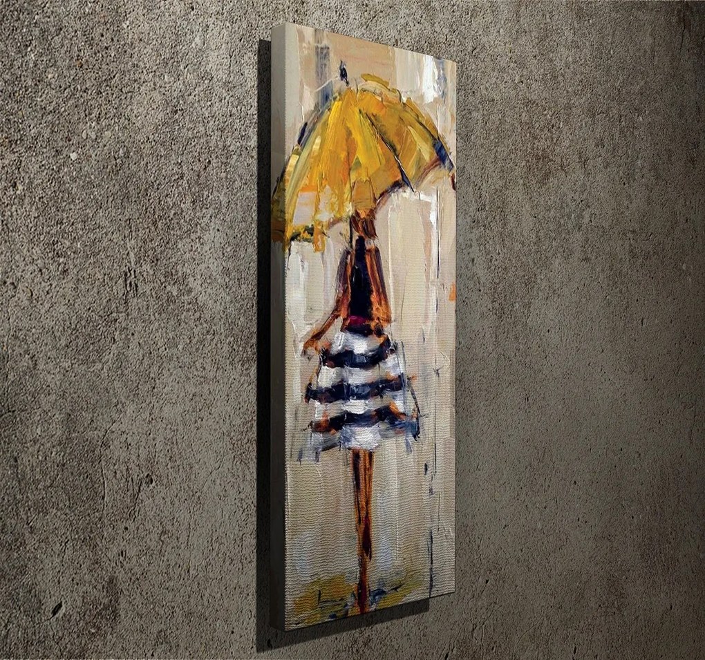 Obraz na plátne Rain ballet PC082 30x80 cm