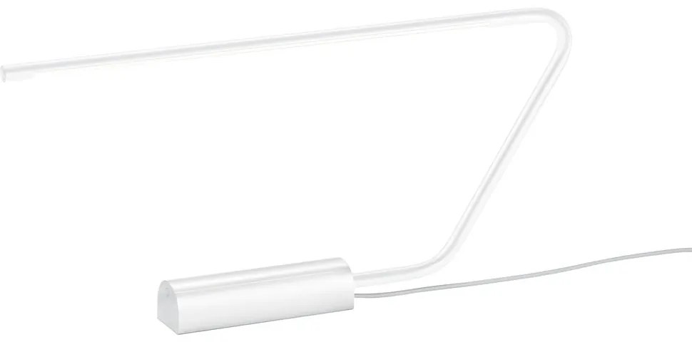 Biela LED stolová lampa (výška 33 cm) Olea – Trio Select