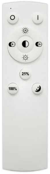 Top Light-LED St. luster na lanku ORBIT LED/40W/230V 3000-6500K pr.50 cm čierna+DO