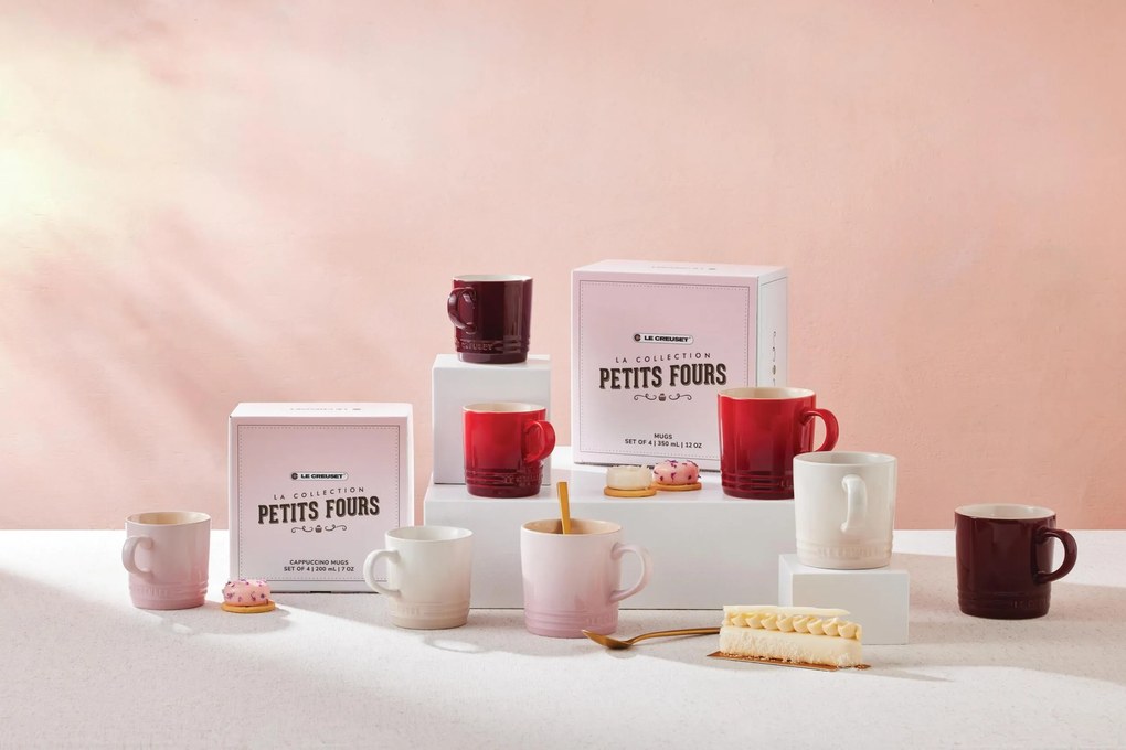 Hrnčeky Petits Fours 200 ml 4 ks