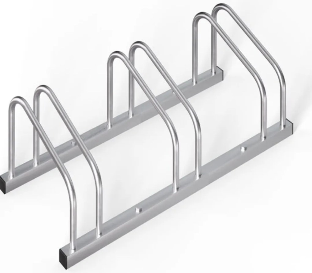 Jurhan Stojan na 3 bicykle BIKE, 84x32x27cm, strieborná